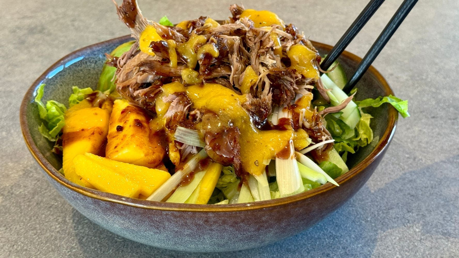 Crispy duck salat